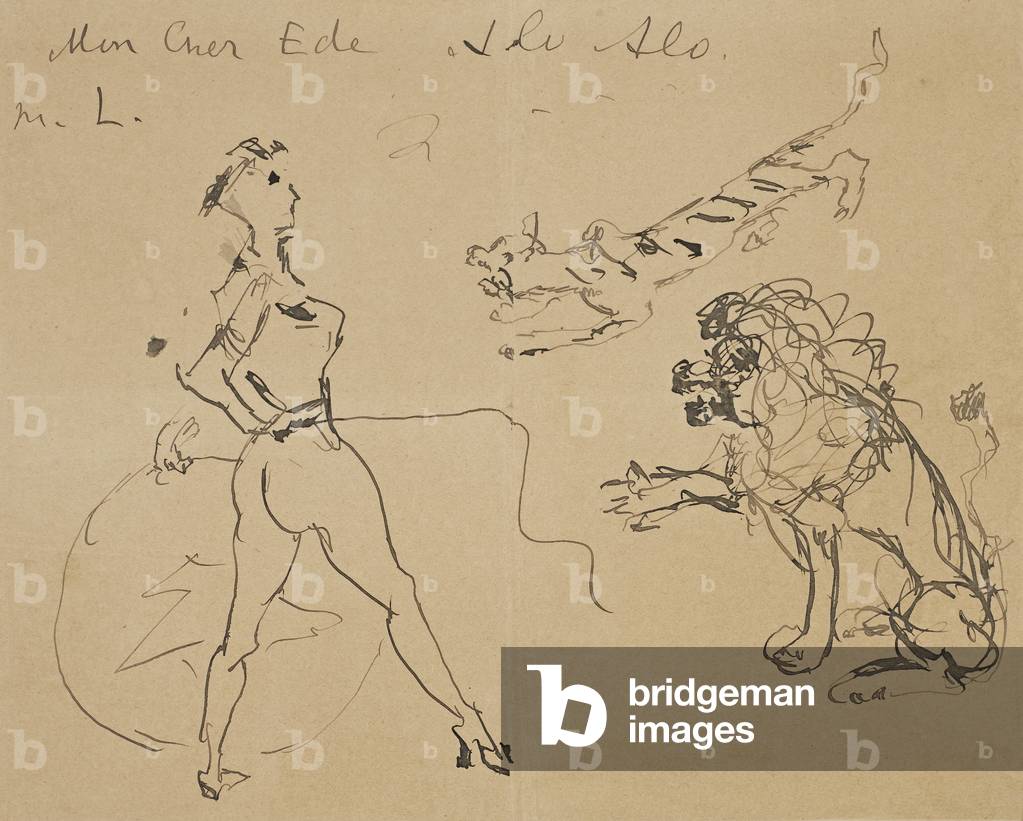 Lion Tamer, 1935 (dessin)
