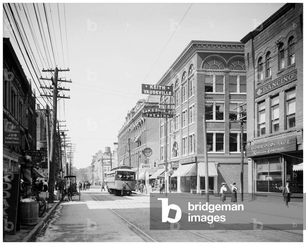 Bleecker Street, Utica (foto in b/n)