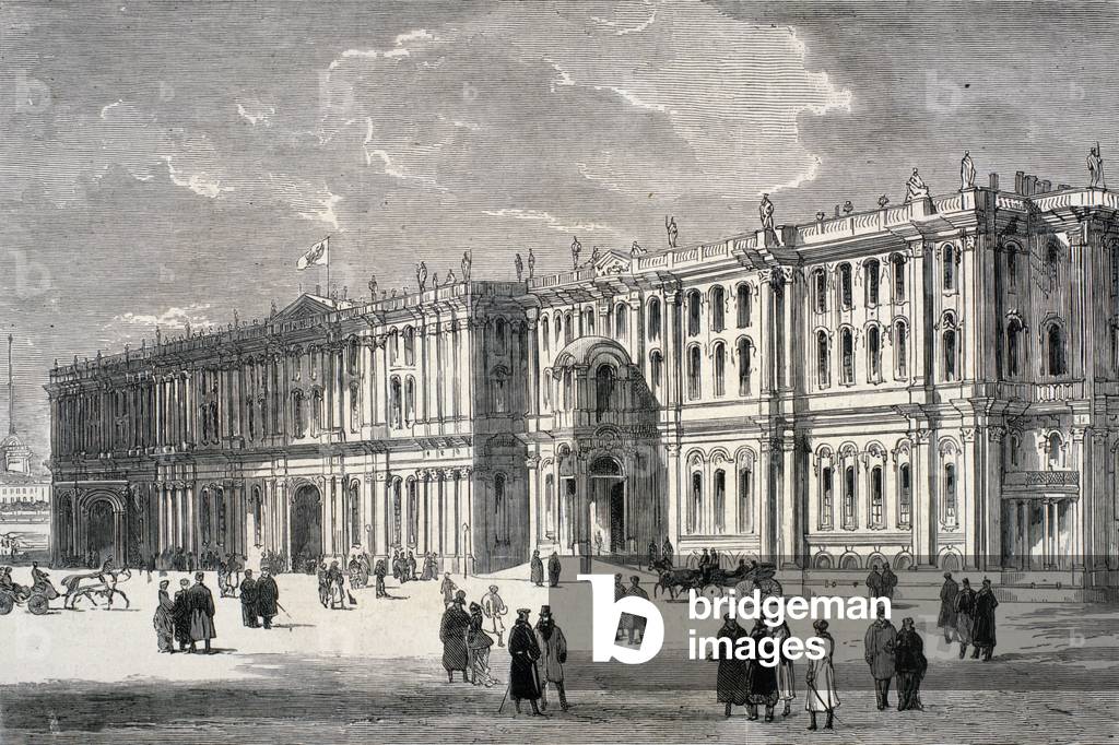 View of the Winter Palace of Czar Nicholas II