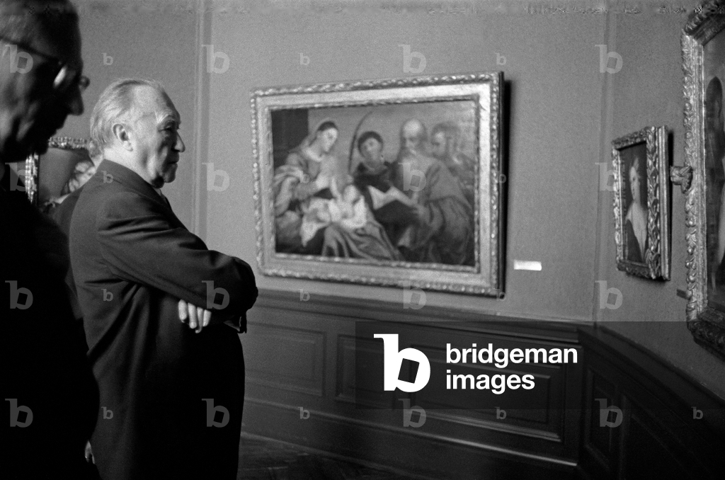 Bild von Fotografie "Adenauer Besuch in Österreich ..." 1957 von Erich Lessing