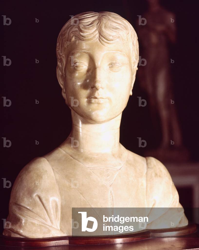 Bust of child by Desiderio da Settignano (circa 1430-1464)