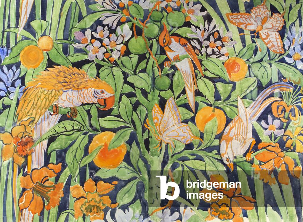 Jungle Chat c1930 (guazzo su carta)