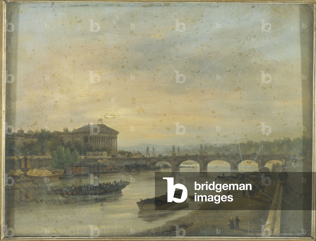 The Palais Bourbon and the Pont Louis-XVI (Concorde Bridge), 1826 (painting)