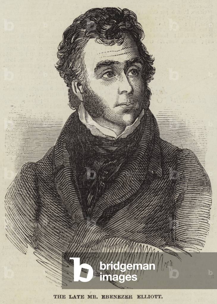 Il tardo signor Ebenezer Elliott (incisione)