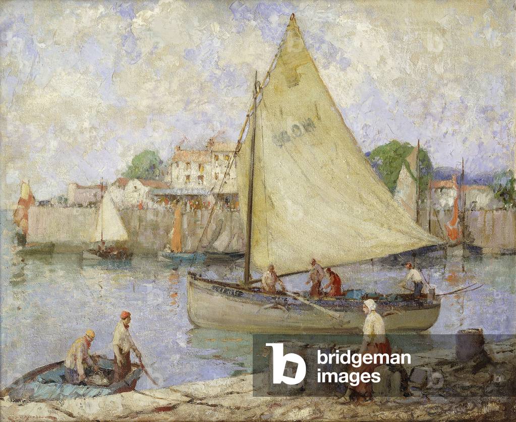 Immagine di Dipinto "Via per il pesca terra" di William Lee Hankey
