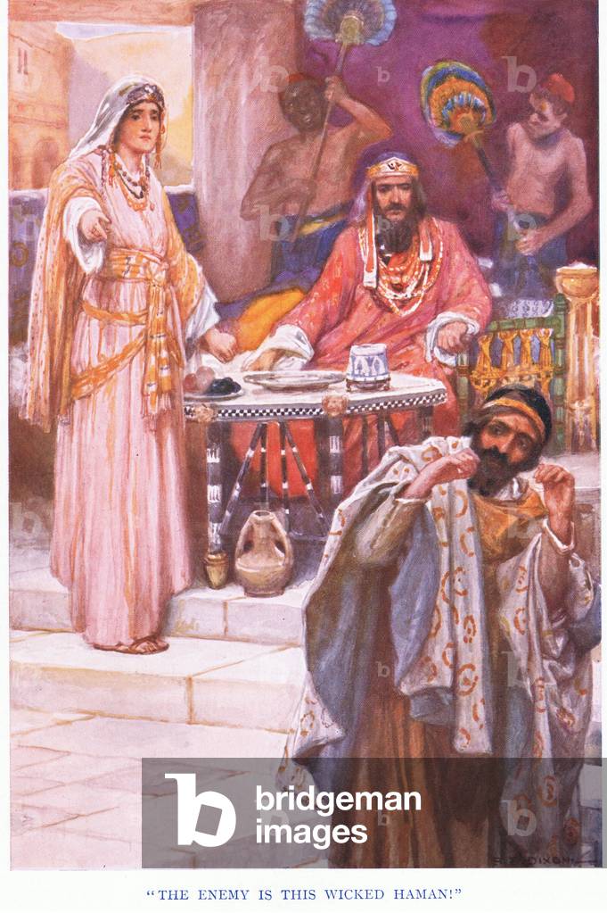 Bild von Druck "“Der Feind ist der böse Haman”" von Arthur A. Dixon