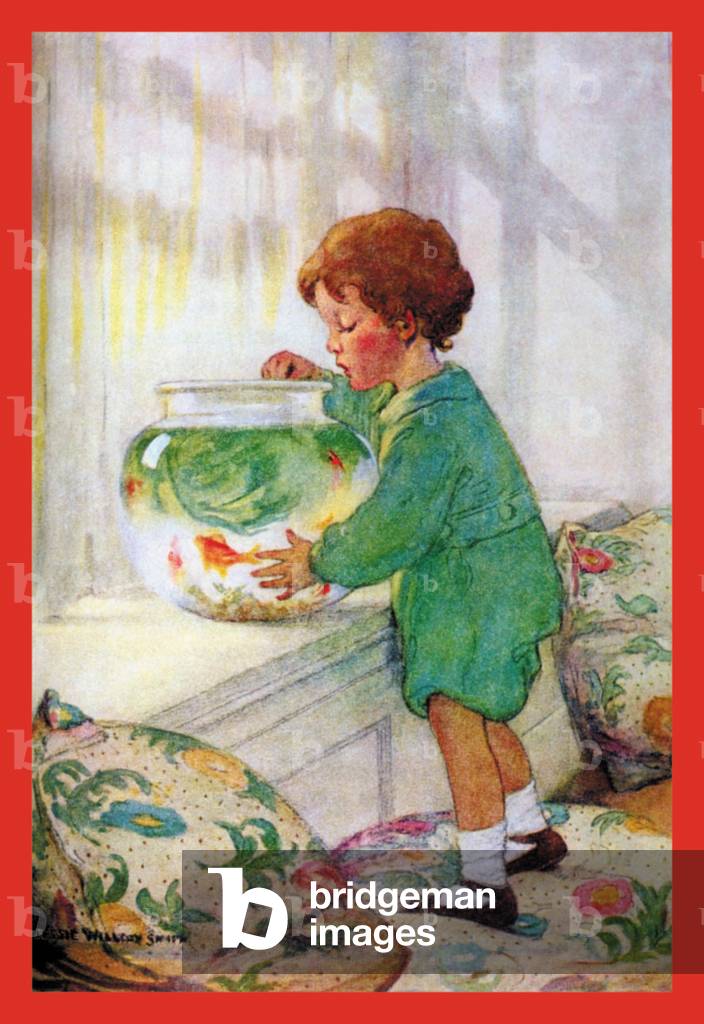 "Der Goldfisch" 1935 von Jessie Willcox Smith