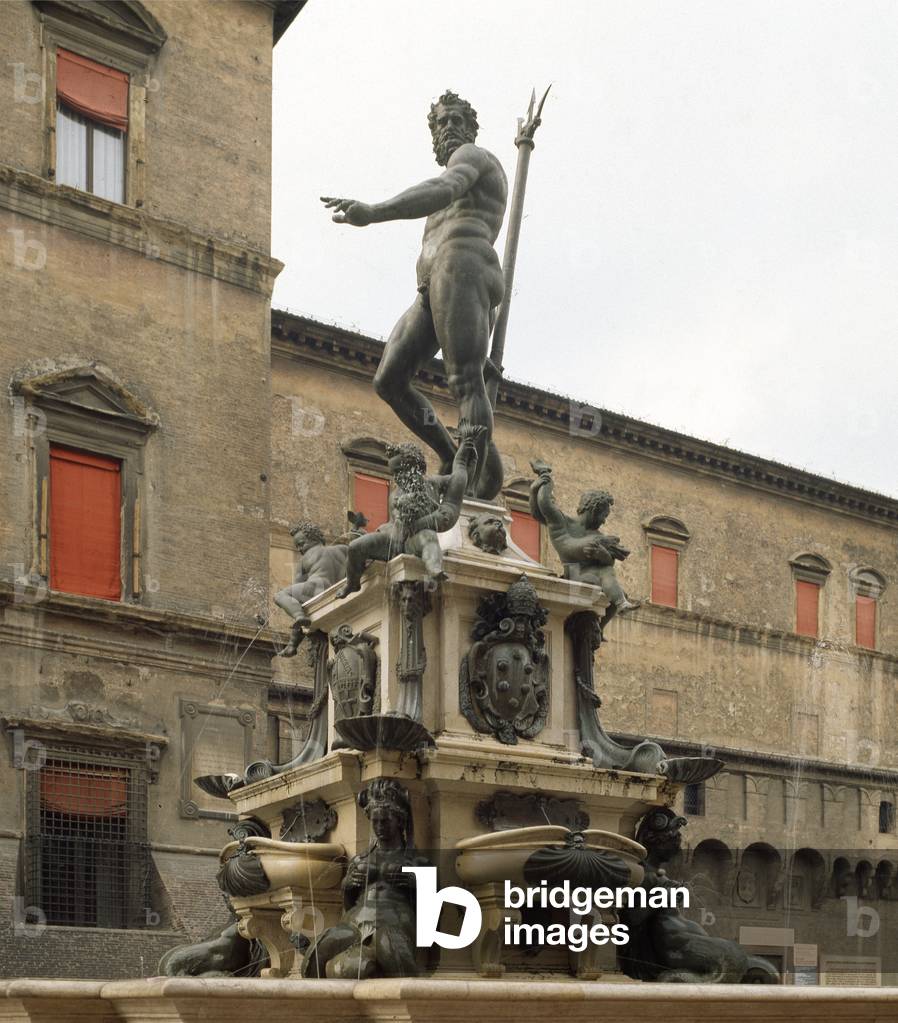 Bild von Skulptur "Renaissance - Bildhauerei: Neptunbrunnen" 1566 von Giambologna (Giovanni da Bologna)