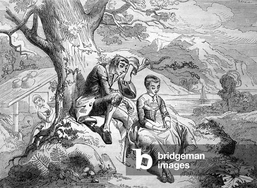 Il colonnello Ichabod Bennet Crane, 1787-1857, e Katrina, Ichabod e Katrina