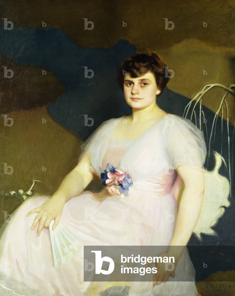 Immagine di Dipinto "Ritratto di Charlotte Parker Milne", 1916 di William McGregor Paxton