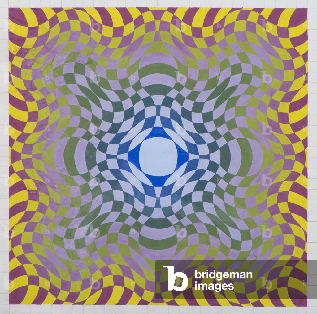 Wave Motion, 1983 (Tempera auf Papier)