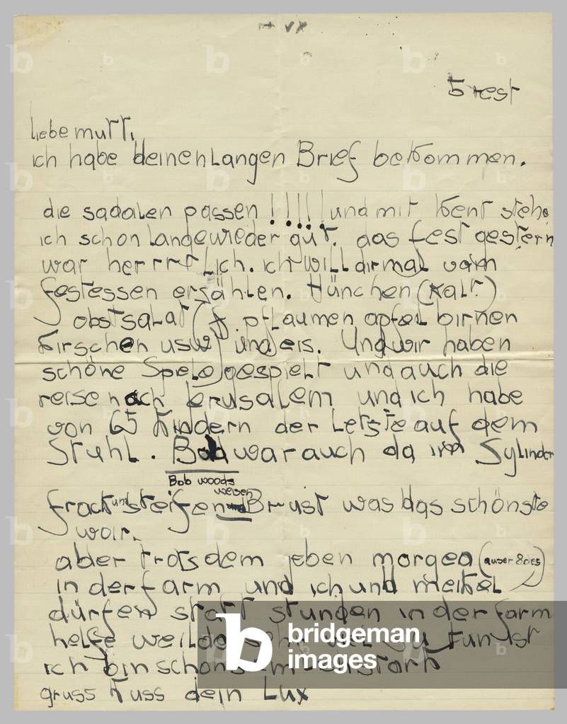 "Seite aus einem Skizzenbuch" von Lucian Freud, b/w