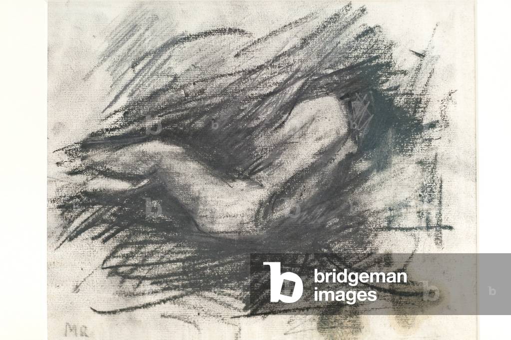 Nudo femminile, 1900-1910, (matita)