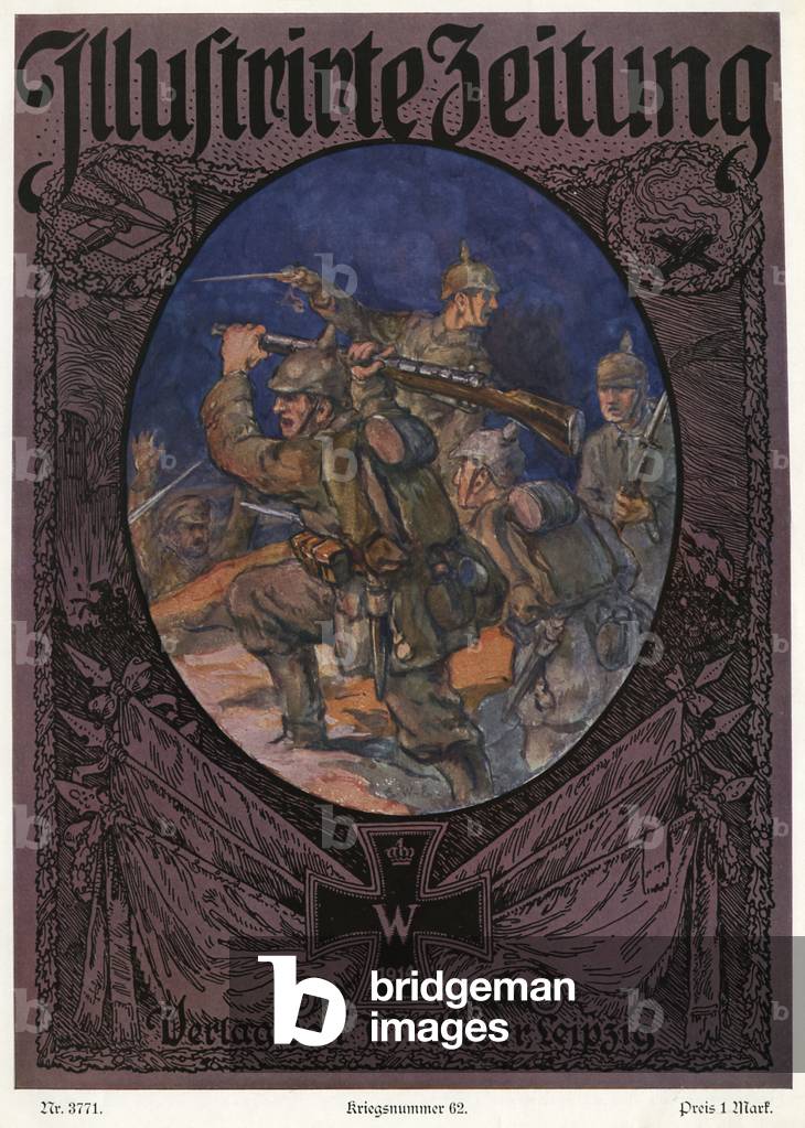 Image de Estampe représentant Illustrirte Zeitung : couverture 1914