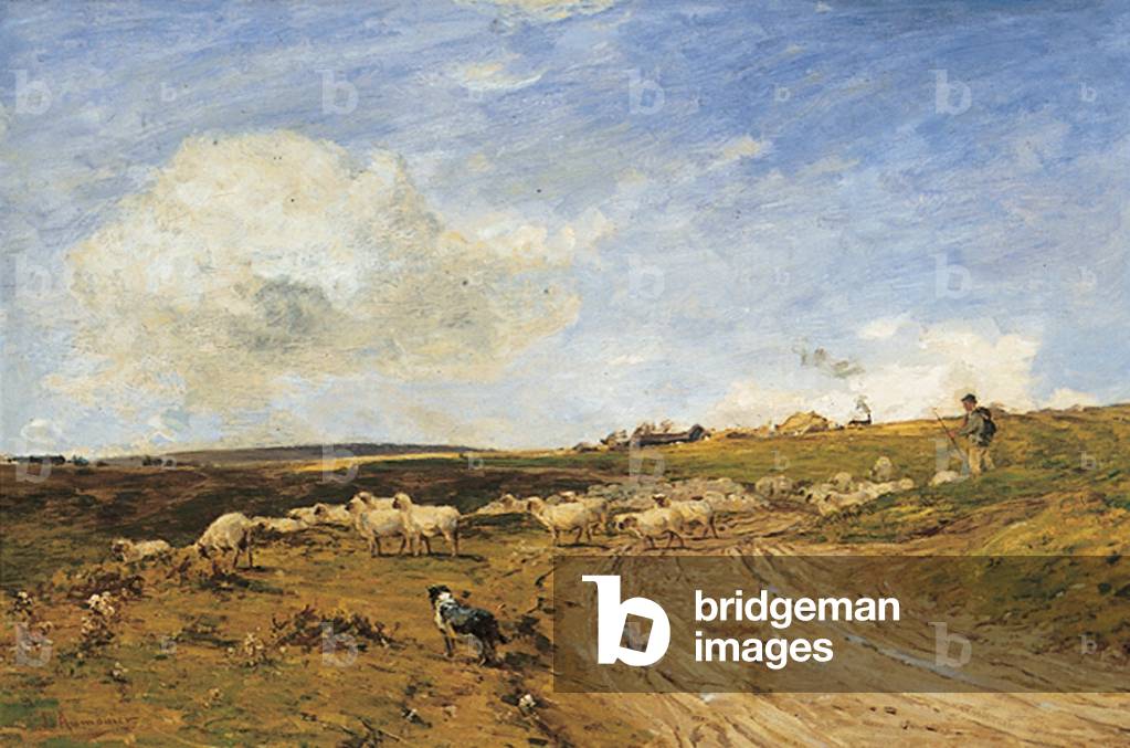 Ein luftiger Tag (öl auf leinwand)