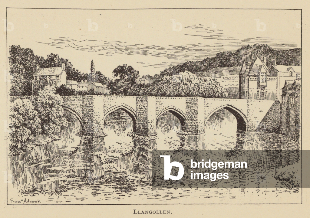 Llangollen (Litho)