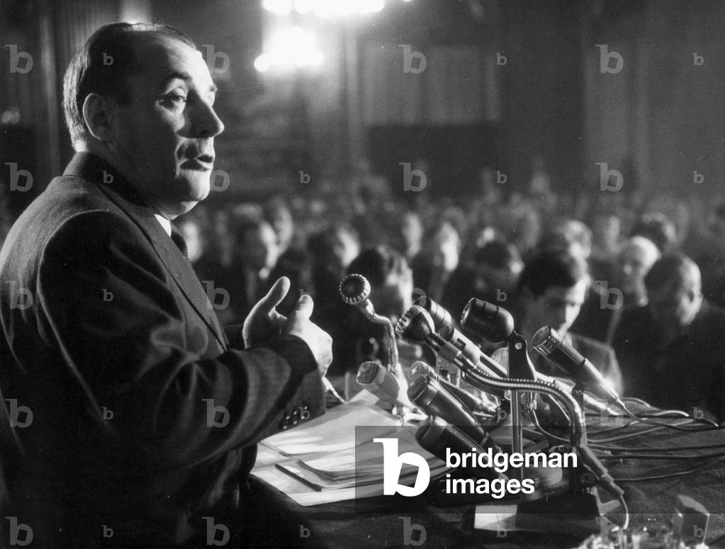 Immagine di Fotografia "Francois Mitterrand" 1965, b/w