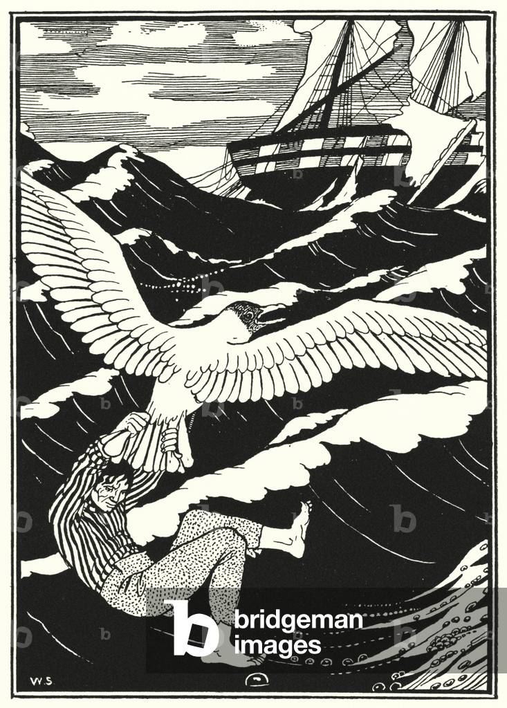 Illustration pour les aventures du baron Munchausen (gravure)