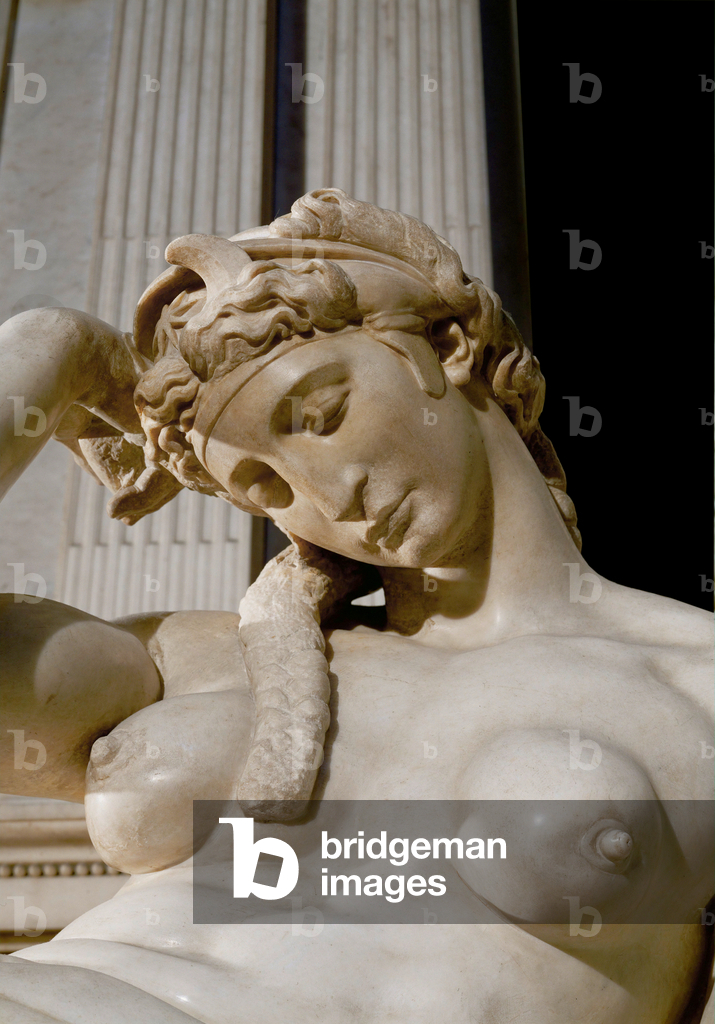 Die Figur der Nacht, aus dem Grabmal von Giuliano Medici, Herzog von Nemours und Sohn von Lorenzo il Magnifico