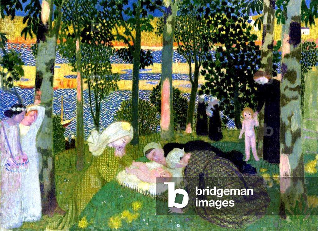 Immagine di Dipinto "The New Born", 1900 di Maurice Denis