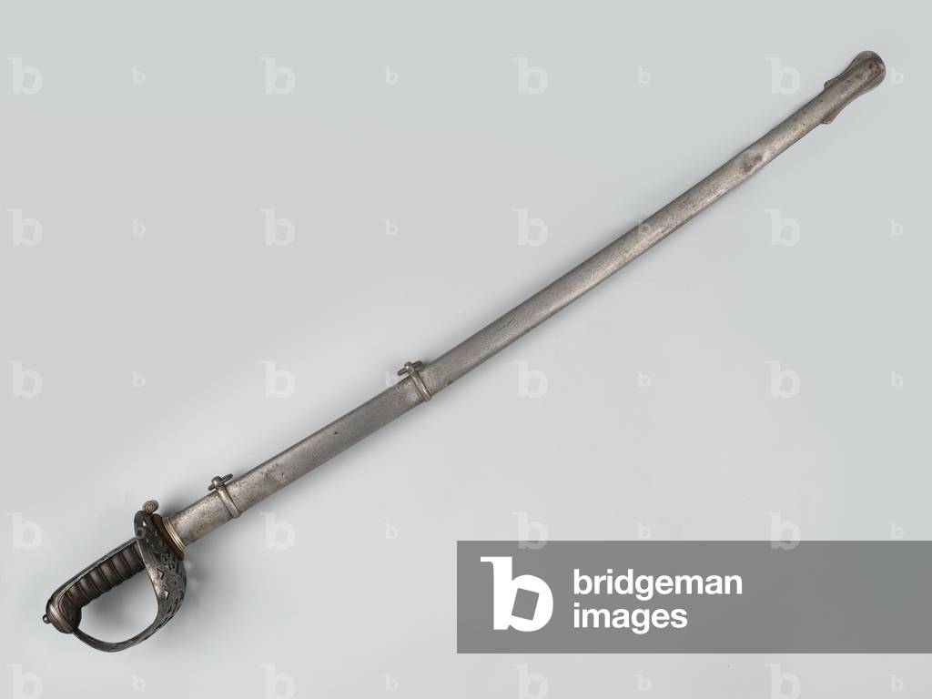 Kavallerie Offiziere Schwert, 1879 circa (Metall)