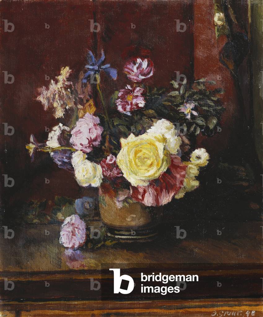 Immagine di Dipinto "estate fiori 1948 (olio su tela)", 1948 di Duncan Grant