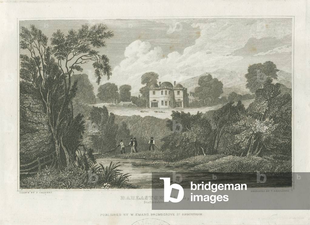 Darlaston Hall: Gravur, nd [c 1830] (Druck)