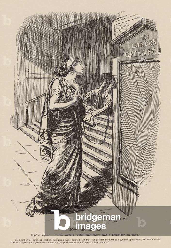 Bild von Druck "Jetzt oder nie (Litho)" von Frederick Henry Townsend