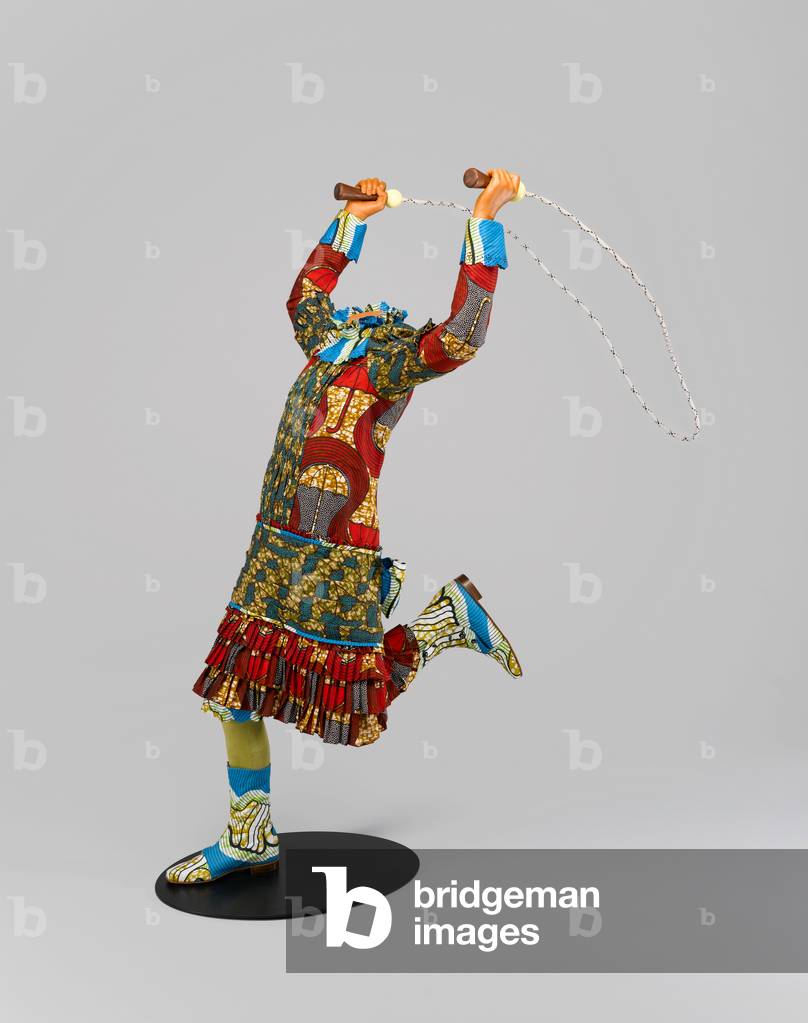 Skipping Girl, from a series of 7 mannequins titled "Mother and Father Worked Hard So I Can Play", 2009 (life-