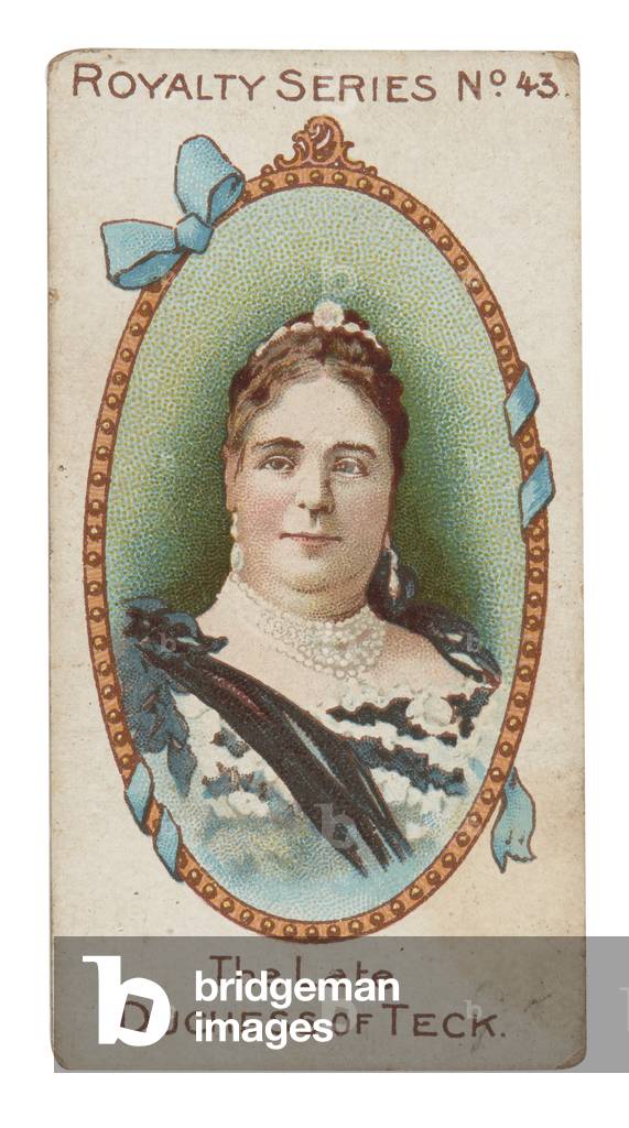 Image of Gallaher cigarette card: The Duchess of Teck, 1902 (print)
