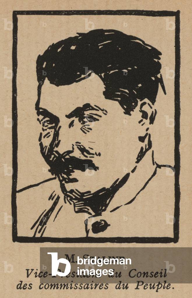 Joseph Stalin, rivoluzionario bolscevico georgiano e politico sovietico (lito)