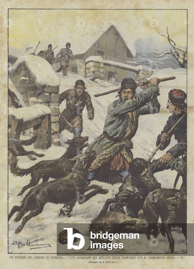 "Un Episodio Del Freddo in Ungheria" di Achille Beltrame