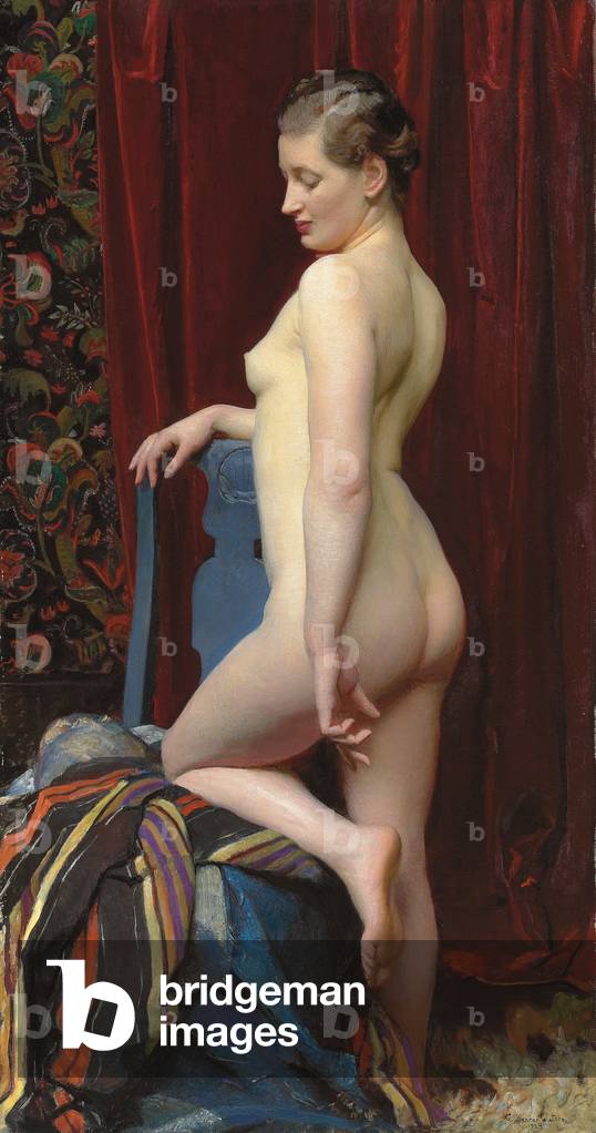 un studio da vita 1928 (olio su tela)