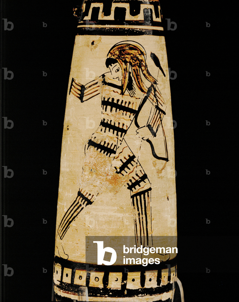 Bild von Skulptur "Barbarischer Krieger ..." von Erich Lessing