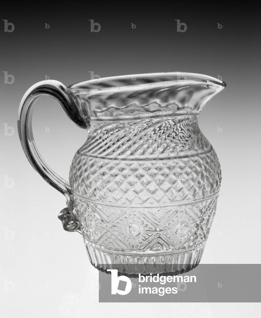 Carafe à crème, vers 1820-1840 (verre au plomb)