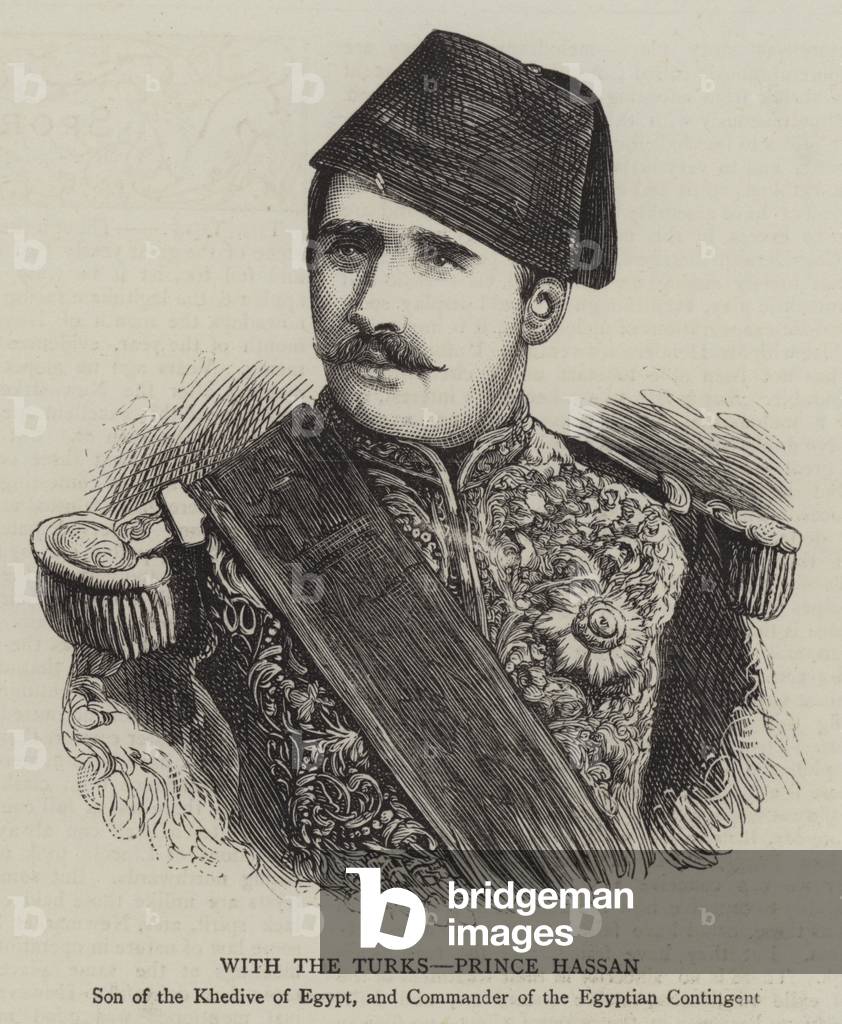 With the Turks by English Artist, b/w