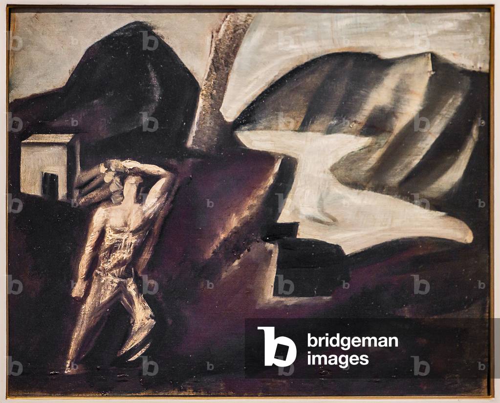 "Mountain Lake" 1928 di Mario Sironi