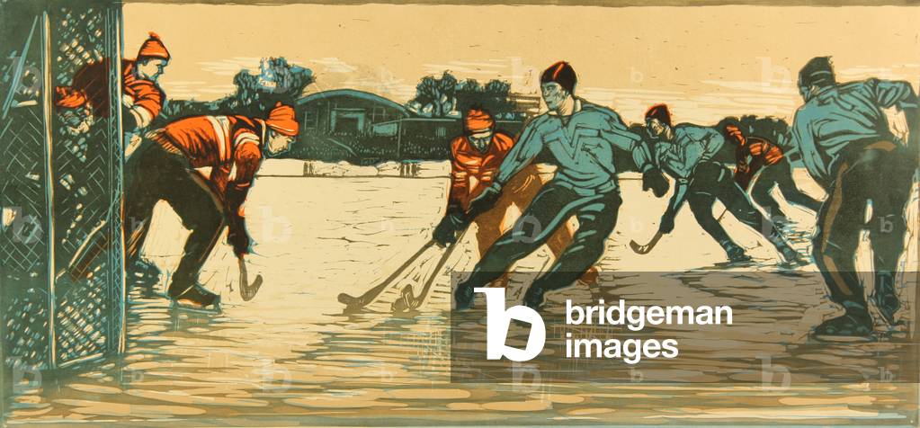 Bandy, 1958 (litho)