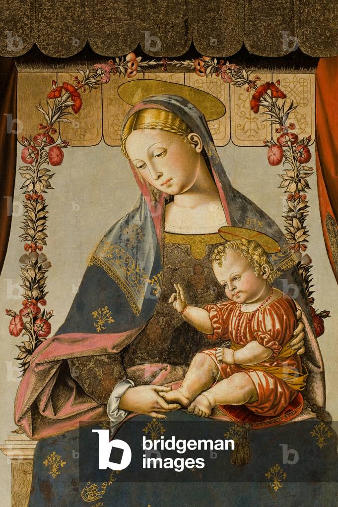 Madonna mit Jesuskind, St. Andreas der Apostel und St.