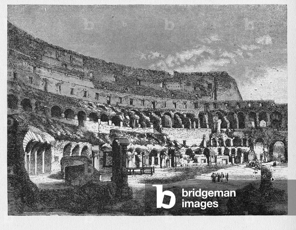 Image of History of Ancient Rome. The Colosseum arena