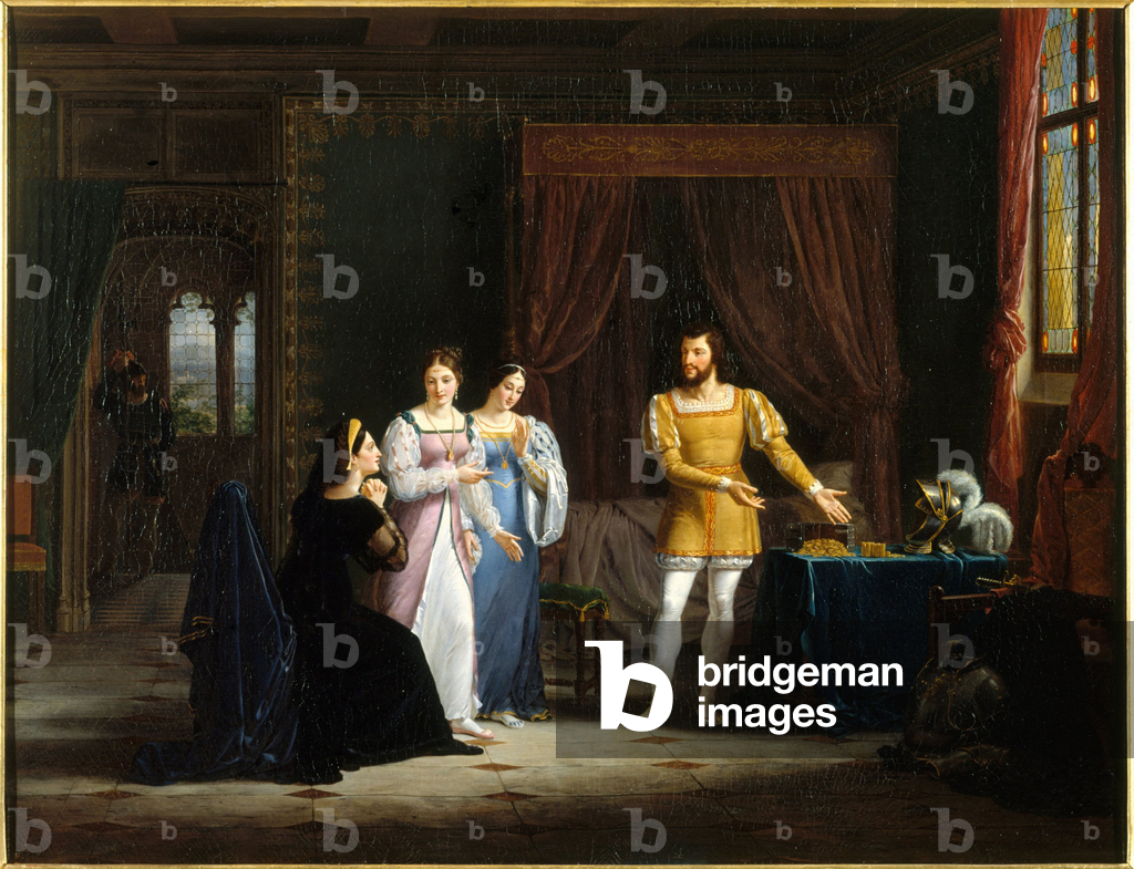 La generosità di Bayard, 1827 (olio su tela)