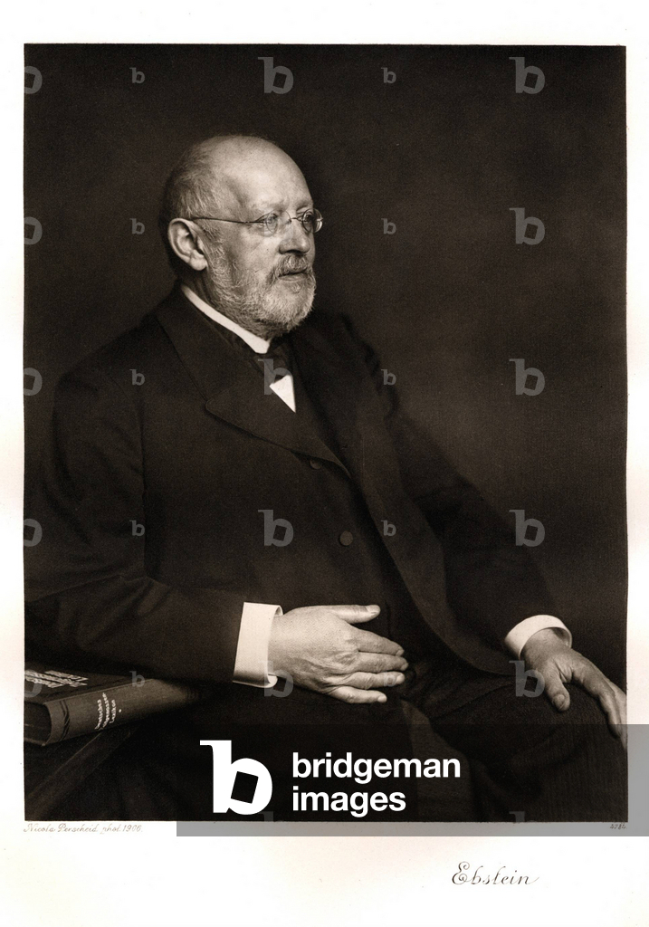 Image of Print depicting Wilhelm Ebstein 1801 by Nicola Perscheid