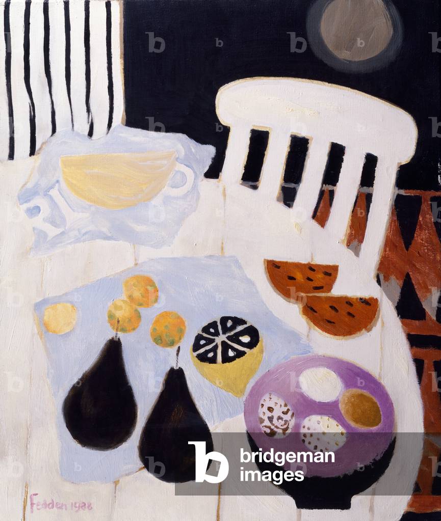 Natura morta con frutta, 1988 (olio su tela)