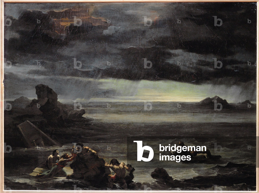 Eine Szene aus der Sintflut ...