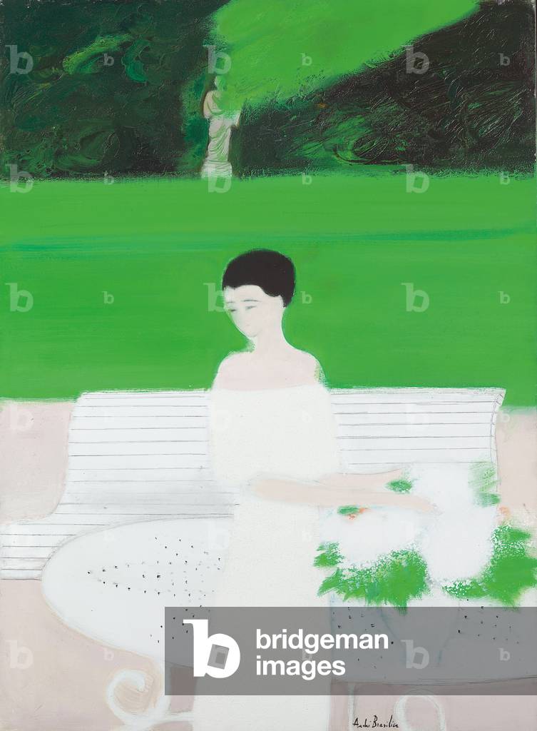 Sommer bei Lonpeigne, 1979 (öl auf leinwand)