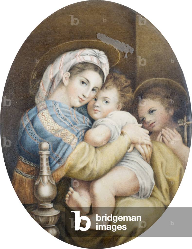 Image de Peinture représentant Madonna della sedia (après Raphaël) par Raphael