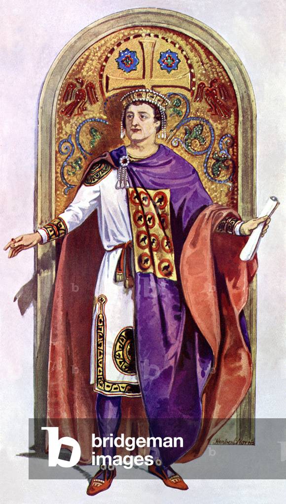 "Imperatore bizantino Giustiniano." di Herbert Norris