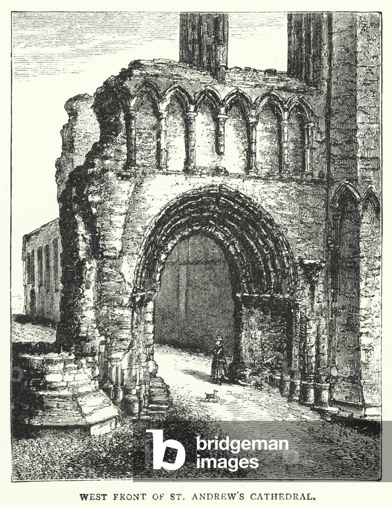 Fronte ovest della Cattedrale di Sant'Andrea (incisione)