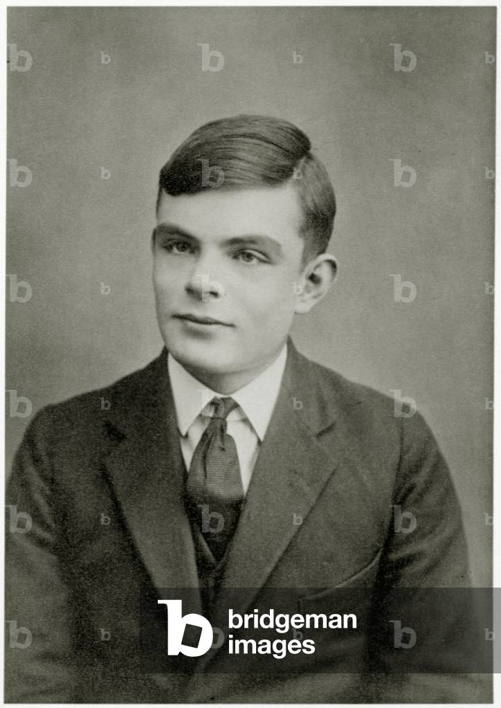 Image of Alan Mathison Turing (b/w photo) by English Photographer ...