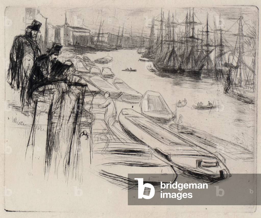 Der kleine Pool, 1861 (Trockenpunkt)